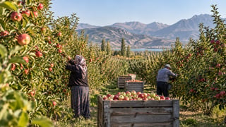 Isparta’da Elma Hasadı Başladı: Ürünler Pazara Hazırlanıyor