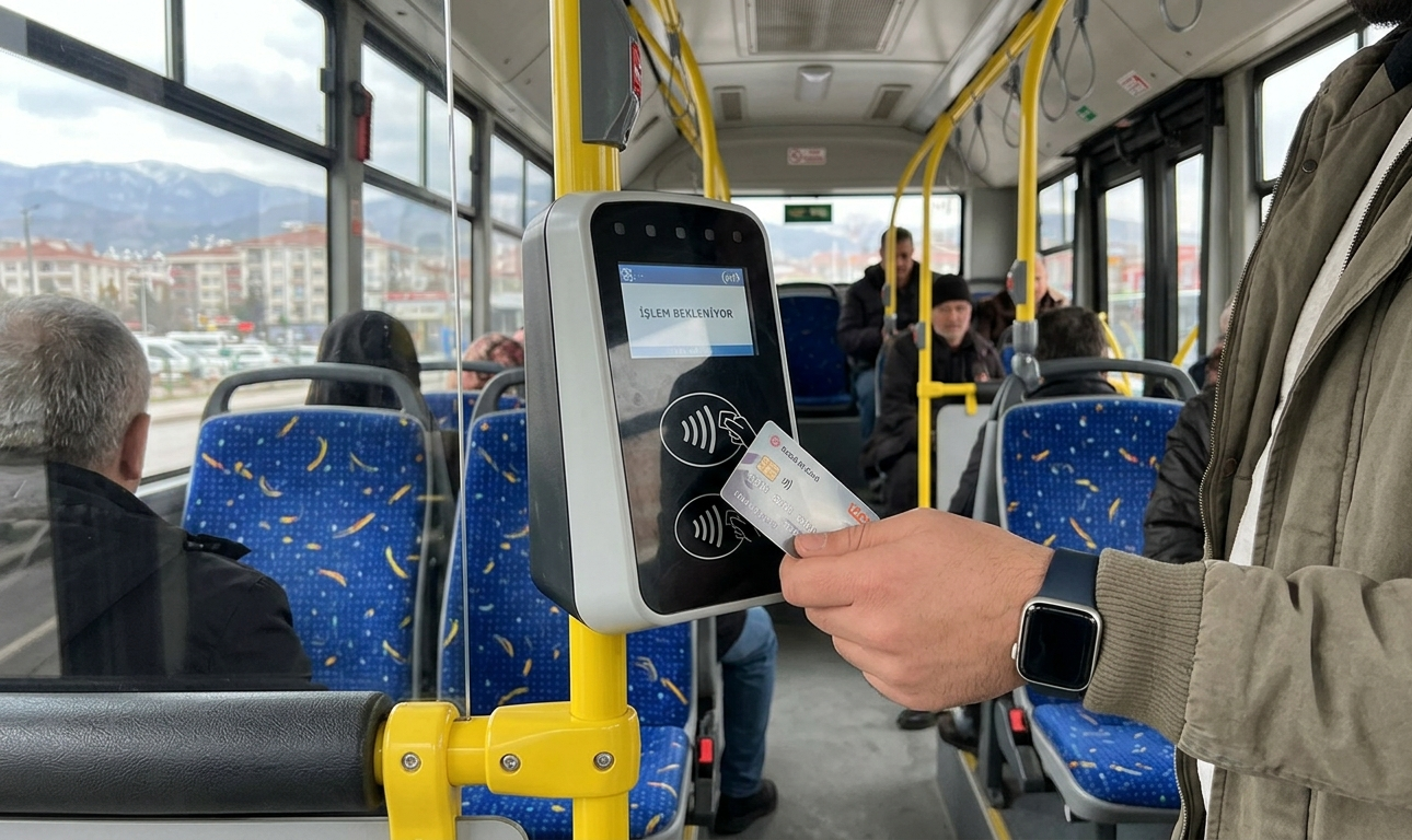 Gülkart’a Alternatif Geldi: Isparta’da Temassız Kartla Otobüs Yolculuğu Başladı!