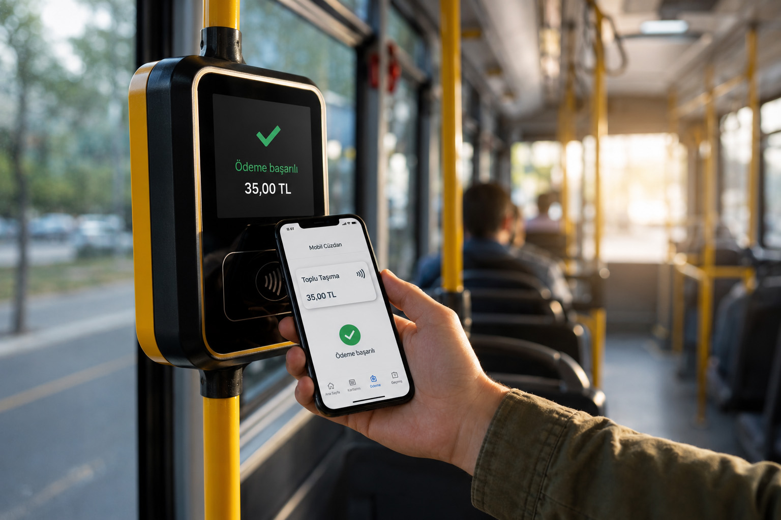 Halk Otobüslerinde Dijital Dönem: Mobil Uygulama ve Temassız Ödeme