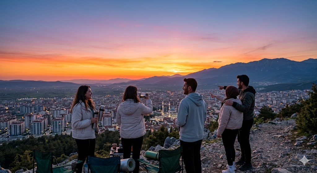 Çünür Tepesi’nde Gün Batımı İzleme Rehberi: Şehrin En İyi "Chill" Noktası