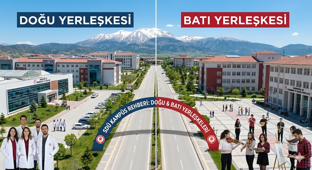 Başlık: SDÜ Doğu ve Batı Kampüsü Rehberi: Hangi Fakülte Nerede?